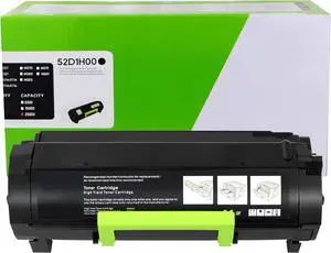 Ennovor 521H (52D1H00) Toner Cartridge Compatible with lexmark MS710 MS710n MS711 MS711dn MS810 MS810n MS810dn MS810de MS811 MS811n MS811dn MS812 MS812dn MS812de Printer-Black,25000 Pages
