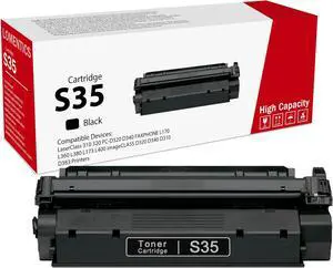 Ennovor High Yield S35 Black Toner Cartridge (7833A001AA) 1-Pack: S35 Toner Cartridge Replacement for ImageCLASS D320 D340 FAXPHONE L170 L360 LaserClass 310 320 Printer