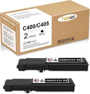 VersaLink C405 C400 Black Extra High Capacity Toner Cartridge (21,600 Pages) Replacement for Xerox 106R03524 VersaLink C400 C405 Printer Toner, 2 Pack