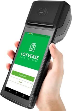 POS PDA H10 Receipt Printer Android 13 and 58mm High Speed Thermal Printer 5.5 Touch Screen. Handheld Mobil Point of Sale Tablet. Scan 1D/2D/QR barcodes and NFC. 2GB Ram+16GB ROM