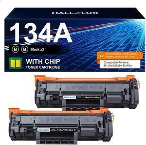 134A Toner Cartridges 2 Black Replacement for 134A W1340A 134X W1340X Toner Cartridges Compatible with HP 209dw MFP M234dw M234sdw Printer (2 Black, with Chip)