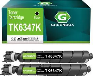Ennovor GREENBOX Compatible TK-6347 TK-6347K High Yield 40000 Pages Toner Cartridge Replacement for Taskalfa 4004i 5004i 6004i 7004i Copystar CS 4004i CS 5004i CS 6004i CS 7004i (2 Black)