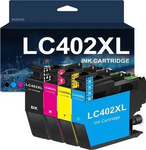 Ennovor BUEGOO LC402 LC402XL LC402XLBK LC402XLC LC402XLM LC402XLY High Yield Ink Cartridge Compatible for MFC-J5340DW MFC-J6540DW MFC-J6740DW MFC-J6940DW J5340 J6540 J6740 J6940 Printer | 4 Pack