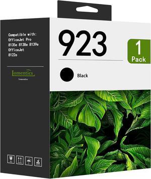 923 Black Ink Cartridge (1-Pack) - Lomenti Compatible 923 Ink Replacement  923 Ink use with OfficeJet 8122e OfficeJet Pro 8135e 8138e 8139e Printer