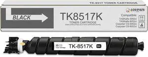 TK-8517 TK8517 Toner Cartridge (1-Pack, Black) - Lovn Compatible TK-8517K Toner Cartridge (Up to 30,500 Pages) Replacement for Kyocera Copystar CS-5052ci CS-6052ci & TASKalfa 5052ci 6052ci Printer