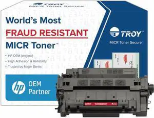 Ennovor Troy 02-81600-001 3015/M525 MICR Toner Secure Cartridge (Coordinating HP Part Number: HP-CE255A), Black, Standard Yield