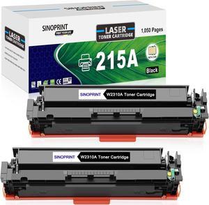 215A Toner cartridges Replacement   215A Toner cartridges W2310A W2311A W2312A W2313A   Color Pro MFP M182nw M183fw M182 M183 M155 Printers (2 Packs Black)
