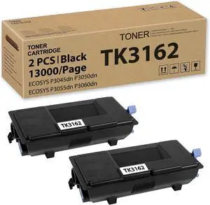 Ennovor TK3162 TK-3162 Toner Cartridge Compatible for Kyocera TK-3162 1T02T90US0 for P3055dn P3045dn P3050dn P3060dn Extra High Capacity (13,000 Pages,2-Pack)