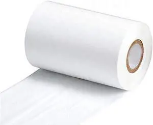 Thermal Transfer Ribbon - White Premium Resin Printer Ribbon - 1 Roll (4.33" x 984') 110mm*300m 1"Core Ink Out for Zebra Sato Datamax Tsc Tec Printer