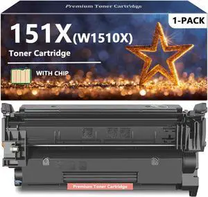 Ennovor 151X Toner Cartridge Black Compatible for HP 151X W1510X Toner Cartridge for HP Laserjet Pro 4003dn 4003dw 4003d MFP 4103dw 4103fdn 4103fdw Printers, 1 Pack