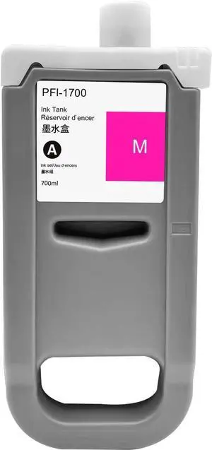 PFI-1700M Magenta Ink Cartridge 700ml Replacement for Canon PFI-1700 Magenta 0777C001AA for imagePROGRAF PRO-2000 PRO-4000 PRO-4000S PRO-6000S Printer (PFI1700M)