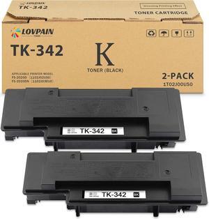 TK-342 / TK342 High Yield Toner Cartridge (2-Pack, Black) - Lovn Compatible TK342 Toner Cartridge 1T02J00US0 (up to 13,000 Pages) Replacement for Kyocera FS-2020D FS-2020DN Printer, TK-1152 Toner Kit