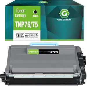 Ennovor GREENBOX Compatible Konica Minolta TNP-76 TNP75 Black Toner Cartridge, High Yield for Konica Minolta ACF0032 (TNP76) Bizhub 4000i 5000i Printers (Black, 1 Pack)