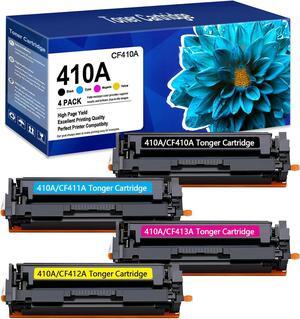 410A Compatible Toner Cartridges Replacement   410A 410X CF410A CF411A CF412A CF413A for Color Pro MFP M477fnw M477fdw M477fdn Pro M452dn M452nw M452dw Printer