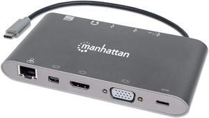 Manhattan SuperSpeed USB-C to 7-in-1 Docking Station