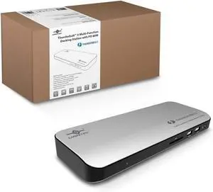 Vantec Thunderbolt 3 Multi-Function Docking Station, HDMI, Gigabit, SD, Audio, with Power Delivery 60W (DSH-400TB3)