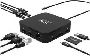 Port Connect Type-C 2 x 4k Display Travel Docking Station. Supports PXE Boot, 85w Power Distribution and Allows Connection of up to 10 Different peripherals. Port Connect Type-C 2 x 4k Display Travel Docking Station. Supports PXE Boot, 85w Power Distribution and Allows Connection of up to 10 Different peripherals.