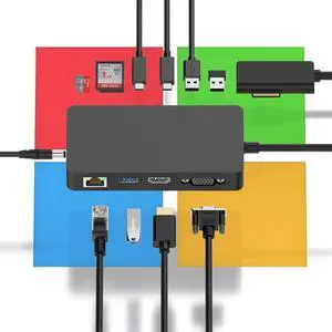 New Microsoft Surface Dock 2 with 4K HDMI+VGA, 11 in 1 Microsoft Surface Docking Station for Microsoft Surface Pro 11/10/9/8/X/7/6/5/4/3,Surface Laptop 6/5/4/3/2/1,Surface Laptop Go 3/2/1,Surface Book