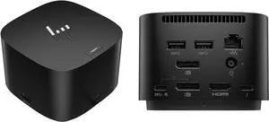 HP Thunderbolt 4 Dock 120W G4, 13-in-1 USB C Docking Station with Max 100W Charging, 4 Displays 4K Display, Ethernet Port, 6 USB Ports, HDMI, 2 Displayport for Laptop, MacOS, ChromeOS, PC HP Thunderbolt 4 Dock 120W G4, 13-in-1 USB C Docking Station with Max 100W Charging, 4 Displays 4K Display, Ethernet Port, 6 USB Ports, HDMI, 2 Displayport for Laptop, MacOS, ChromeOS, PC