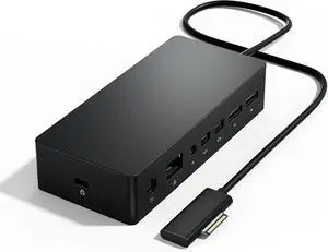 Surface Pro Docking Station,Surface Dock with 90W Power Supply,Gigabit Ethernet,Mini DP*2,USB 3.0 * 4,Audio Compatible with Surface Pro 9/8/7/X/6/4/3,Surface Book,Surface Go,Surface Laptop/Laptop go
