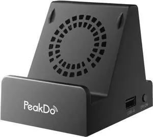 PeakDo Cooling Fan Dock Station for Wireless HDMI Transmitter Wireless Sender
