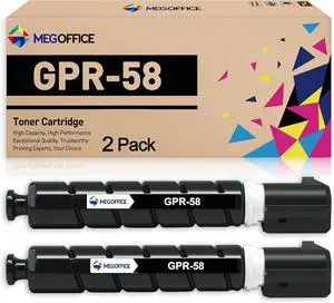 Ennovor Compatible Toner Cartridge Replacement for GPR-58 GPR58 for Canon ImageRunner Advance iR-ADV C256 C256iF C356 C356iF DX C257 C257iF C357 C357iF DX-C359IF DX-C259IF(23000 Pages, Black 2-Pack)