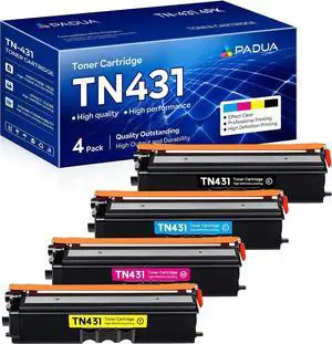 TN-431 TN431 Toner Cartridge Set 4-Pack Compatible TN431BK TN431C TN431M TN431Y Toner Replacement for Brother TN431 MFC L8900CDW MFC-L8900CDW HL-L8360CDW HL-L8260CDW MFC-L8610CDW HL-L8360CDWT Printer TN-431 TN431 Toner Cartridge Set 4-Pack Compatible TN431BK TN431C TN431M TN431Y Toner Replacement for Brother TN431 MFC L8900CDW MFC-L8900CDW HL-L8360CDW HL-L8260CDW MFC-L8610CDW HL-L8360CDWT Printer
