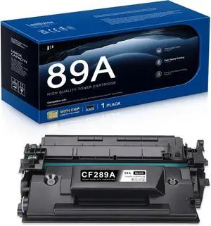 89A Black Toner Cartridge Works with Laser Enterprise M507n M507x M507dn M507dng MFP M528f M528dn Flow MFP M528c M528z Printer | Replacement for HP 89A CF289A 89X CF289X 89Y CF289Y (New Chip, 1-Pack)
