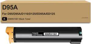 Ennovor D95A D110 D125 Black Toner Cartridge Replacement for Xerox 006R01561 Toner for D95 D95A D110 D125 ED95A ED125 Printer (1-Pack, Black)