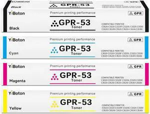 Ennovor High Yield GPR-53 GPR53 GPR 53 Toner Cartridge Compatible for Canon ImageRunner Advance iR-ADV C3325i C3330i C3525i C3530i C3025i C3725i C3730i C3826i C3830i C3835i Printher
