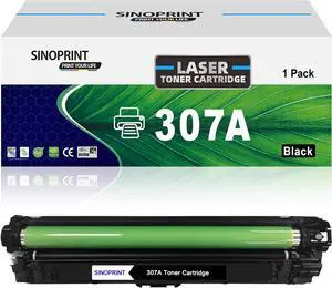 Ennovor 307A Toner Cartridge Black Compatible with HP 307A CE740A Toner Cartridges Use for Color Professional CP5225 CP5225n CP5225dn Printers(1 Pack Black)