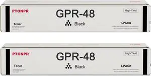 Ennovor GPR48 High-Yield Black Toner Cartridge 2-Pack Replacement for Canon GPR-48 Toner Cartridge for imageRUNNER Advance 400 400i 400i F500 500i 500iF 500iFG Printer