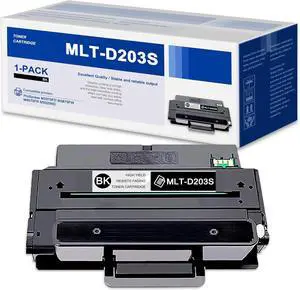 Ennovor 1 Pack MLT-D203S D203S Black Toner Cartridge Replacement for Samsung MLT-D203S D203S ProXpress M3370FD M3870FW M4070FR Printer Toner
