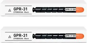 Ennovor Compatible Toner Cartridge Replacement for Canon GPR-31 GPR-31BK GPR31 2790B003AA for ImageRUNNER Advance C5030 C5030i C5035 C5035i C5235 C5235i C5235A C5240 C5240i C5240A Printer (2-Black)