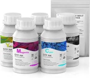 Ennovor MZK DTF Printer Ink,Gift Ink 2 Year (dtf Ink+Powder Set)