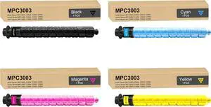 Ennovor MP C3003 Toner Replacement for Ricoh MPC3003 MPC3503 841813 841814 841816 841815 for MP C3003 C3004 C3503 C3504 Printers (4 Pack)