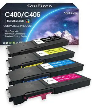 Ennovor VersaLink C400 C405 Toner Cartridge (Extra High-Yield 10.5K Pages) 106R03524 106R03525 106R03526 106R03527 Replacement for Xerox VersaLink C400 C405 C400N C400DN C405N C405DN Printer Ink
