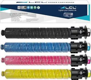 Ennovor LCL Compatible Toner Cartridge Replacement for Ricoh 842550 842553 842552 842551 IM C3010 IM C3510 IMC3510 IM C3510 IMC3010 IM C3010 Printer (4-Pack Black Cyan Magenta Yellow)