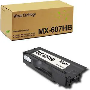 MX607HB MX-607HB Waste Toner Box Compatible for Sharp MX-2630N MX-3050N MX-3070N MX-3550N MX-3570N MX-4050N MX-4070N MX-5050N MX-5070N MX-6050N MX-6070N (1-Pack)
