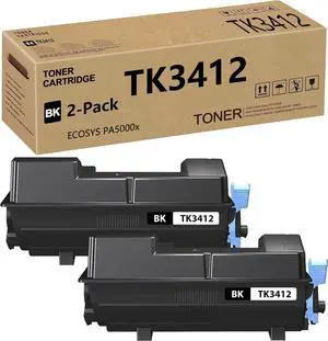 Ennovor TK-3412 TK3412 Toner Cartridge Compatible for Kyocera TK-3412 TK3412K 1T0C0X0US0 for ECOSYS PA5000x Printer Black 2 Pack 15,500 Pages Ennovor TK-3412 TK3412 Toner Cartridge Compatible for Kyocera TK-3412 TK3412K 1T0C0X0US0 for ECOSYS PA5000x Printer Black 2 Pack 15,500 Pages