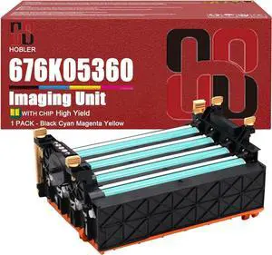 Ennovor 676K05360 Drum Units Compatible for Xerox 676K05360 Imaging Drum Unit Work for Xerox Phaser 6125 6128MFP 6130 6140 6500 WorkCentre 6505 6505N Printers (20,000 Pages)