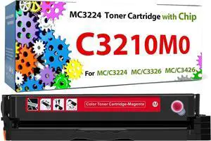 C3210M0 for Lexmark MC3224 MC3326 MC3426 Toner Cartridges,2500 Pages High Capacity Ink Cartridge Replacemen MC3326i MC3224i C3224dw C3326dw MC3224dwe MC3224adwe MC3326adwe MC3426 Printer (Magenta)