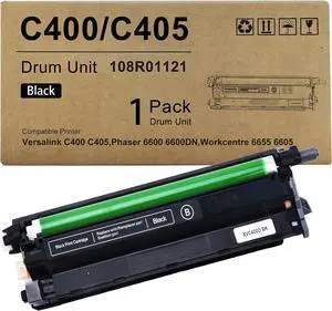 Versalink C400 C405 Drum Unit Replacement for Xerox 108R01121 Imaging Unit for Xerox VersaLink C400 C405,Workcentre 6600 6605 6655,Phaser 6600 6600N 6600DN Printers(1-Pack)