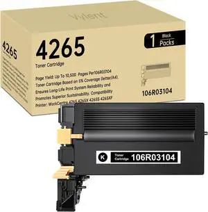 Ennovor WorkCentre 4265 Toner Cartridge High Capacity Replacement for Xerox WorkCentre 4265 4265X 4265S 4265XF Printer 1-Pack (10,500 Pages) - 106R03104