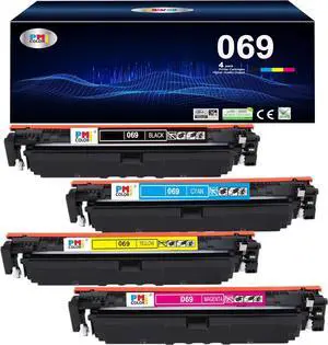 069 MF753Cdw 4 Pack Toner Cartridge Set Replacement for Canon 069 Toner Cartridge for Canon Color MF753Cdw, MF751Cdw LBP674Cdw Printers | (Black,Cyan,Magenta,Yellow) 069 MF753Cdw 4 Pack Toner Cartridge Set Replacement for Canon 069 Toner Cartridge for Canon Color MF753Cdw, MF751Cdw LBP674Cdw Printers | (Black,Cyan,Magenta,Yellow)