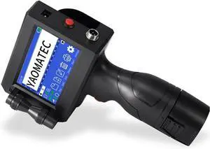 Ennovor Bewinner M90 Handheld Inkjet Printer Gun with 4.3in (Chinese & English) - 0.5 Inch Nozzle Adjustable for Any 300dpi, Pad Printing Machine for QRCode Barcode (US Plug)