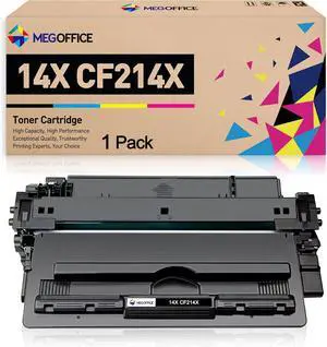 Ennovor Compatible Toner Cartridge Replacement for HP 14X Black High-Yield Toner Cartridge CF214X CF214A 14A for Laserjet Enterprise 700 M712DN M712N M712XH M725Z+ MFP M725DN M725F (Black, 1-Pack)