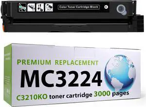 C3210K0 for Lexmark MC3224 MC3326 Toner Cartridges Black,Replacement MC3326i C3224dw MC3426adw MC3326adwe MC3224adwe MC3224dwe MC3200 MC3300 MC3400 Series Color All-in-One Printer Ink Cartridge(Black)