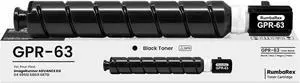 Ennovor GPR-63 GPR63 Toner Cartridge Black 4766C003AA Replacement for Canon GPR63 Toner Cartridge for imageRUNNER Advance DX 6855i 6860i 6870i Printer Ink