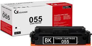 1 Pack of 055 CRG-055 3016C001 Black Toner Cartridge High Yield 3,000 Pages with Chip CRG-055 Compatible for Canon Color ImageClass MF740 Series MF740C i-SENSYS LBP660 Series MF740 Series Printer